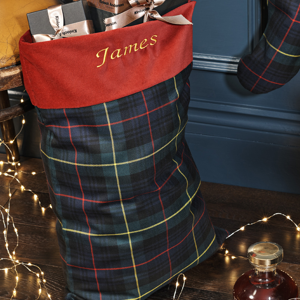 Christmas Tartan Sacks