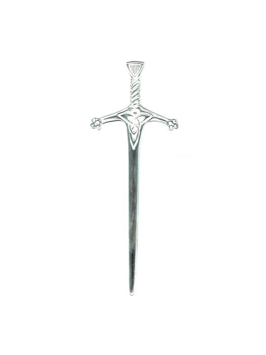 Celtic Sword Kilt Pin in Hallmarke... - Kinloch Anderson