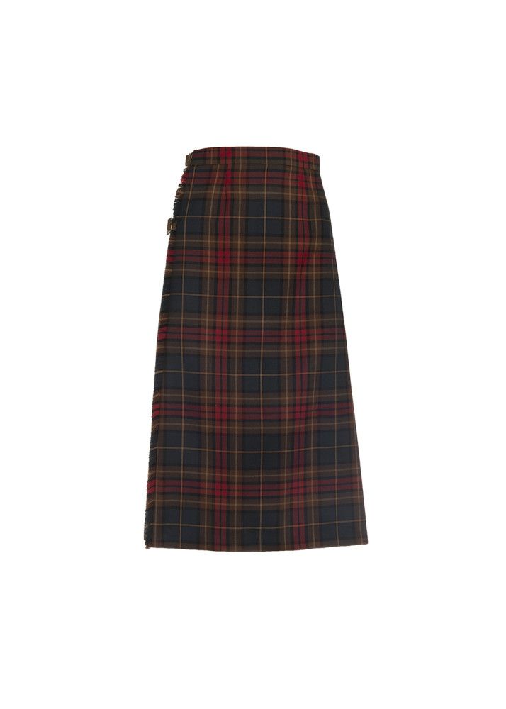 knee length tartan skirts