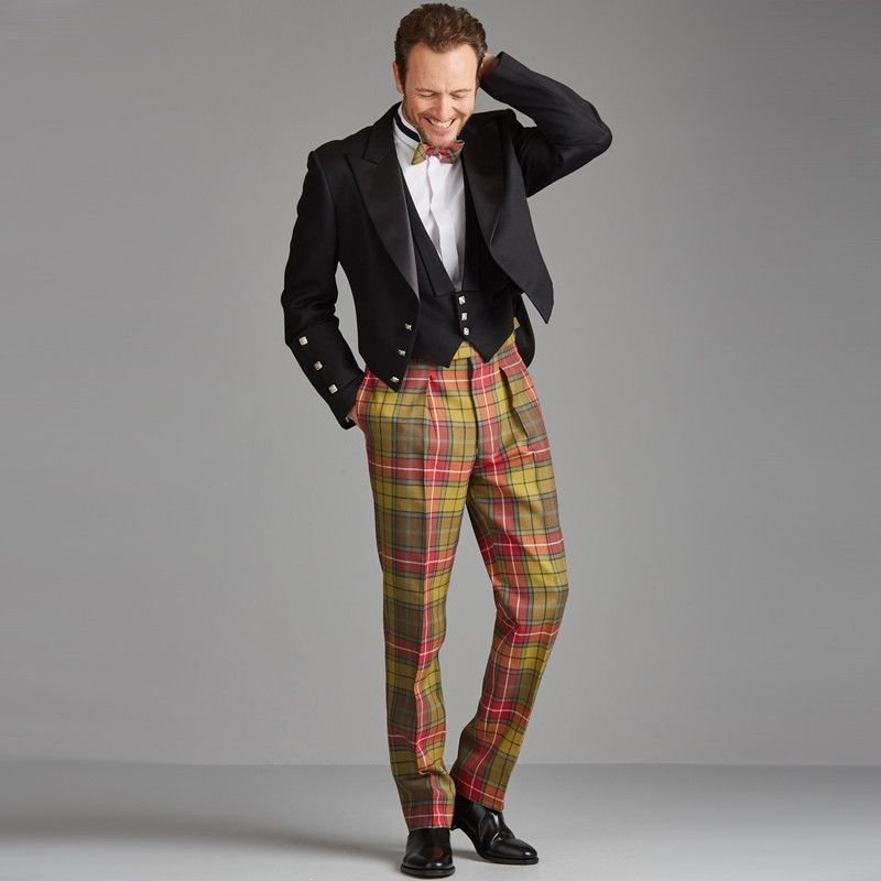 Unique Bargains Men's Plaid Dress Pants Casual Slim Fit Flat Front Checked  Trousers - Walmart.com