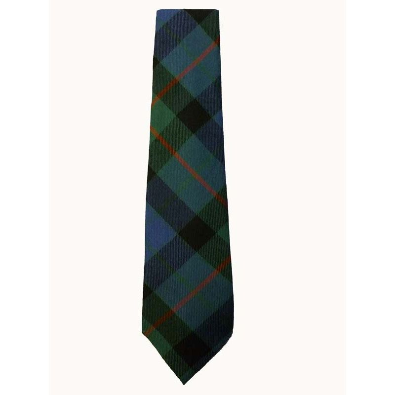 Gunn Ancient Tartan Tie in Pure Ne... - Kinloch Anderson