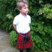 Boy's Kilt up to hips 30" length 20", any length made to measure with hem