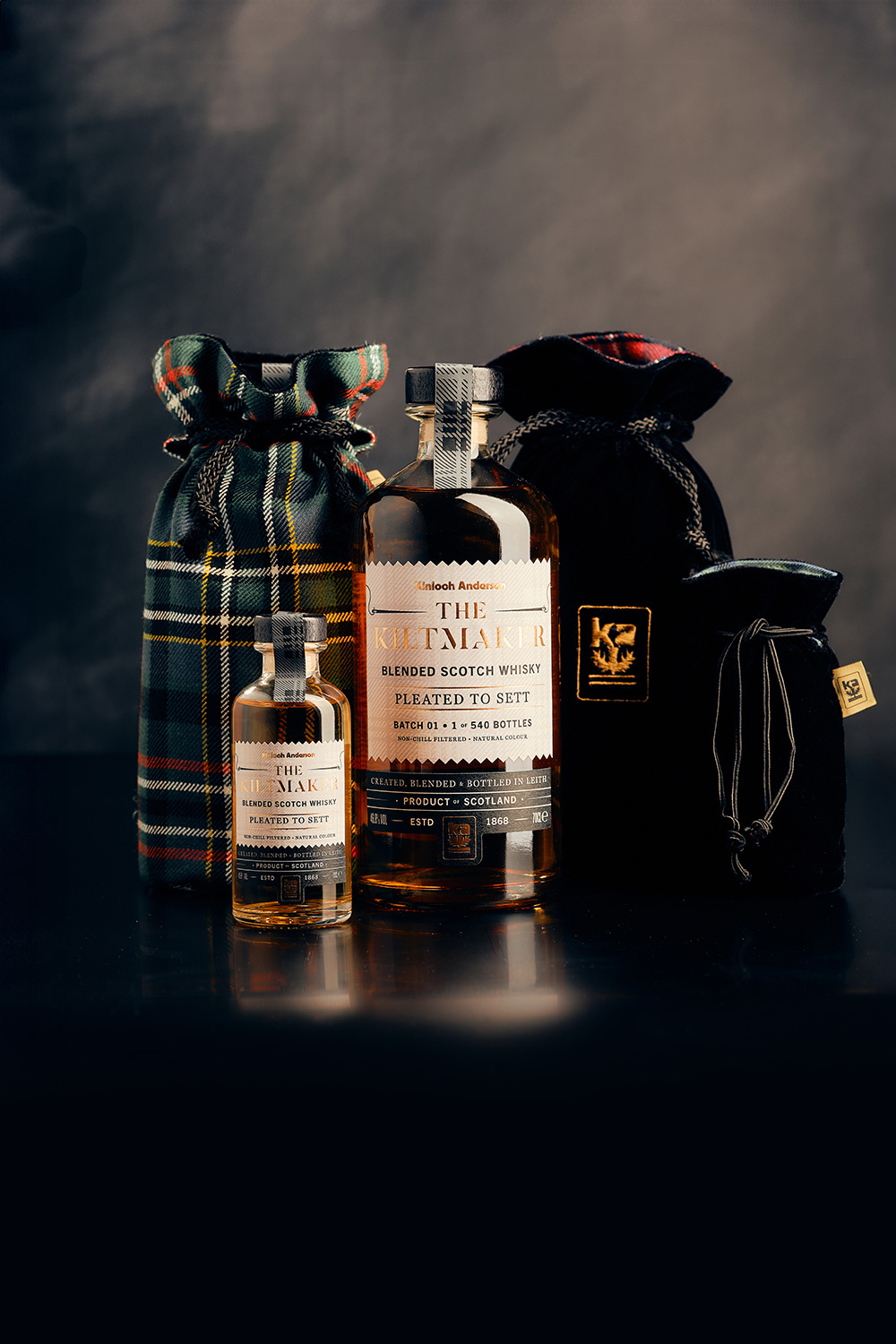 The Kiltmaker Whisky and Bag Set